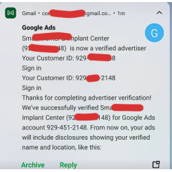 Google Ads Account Verification